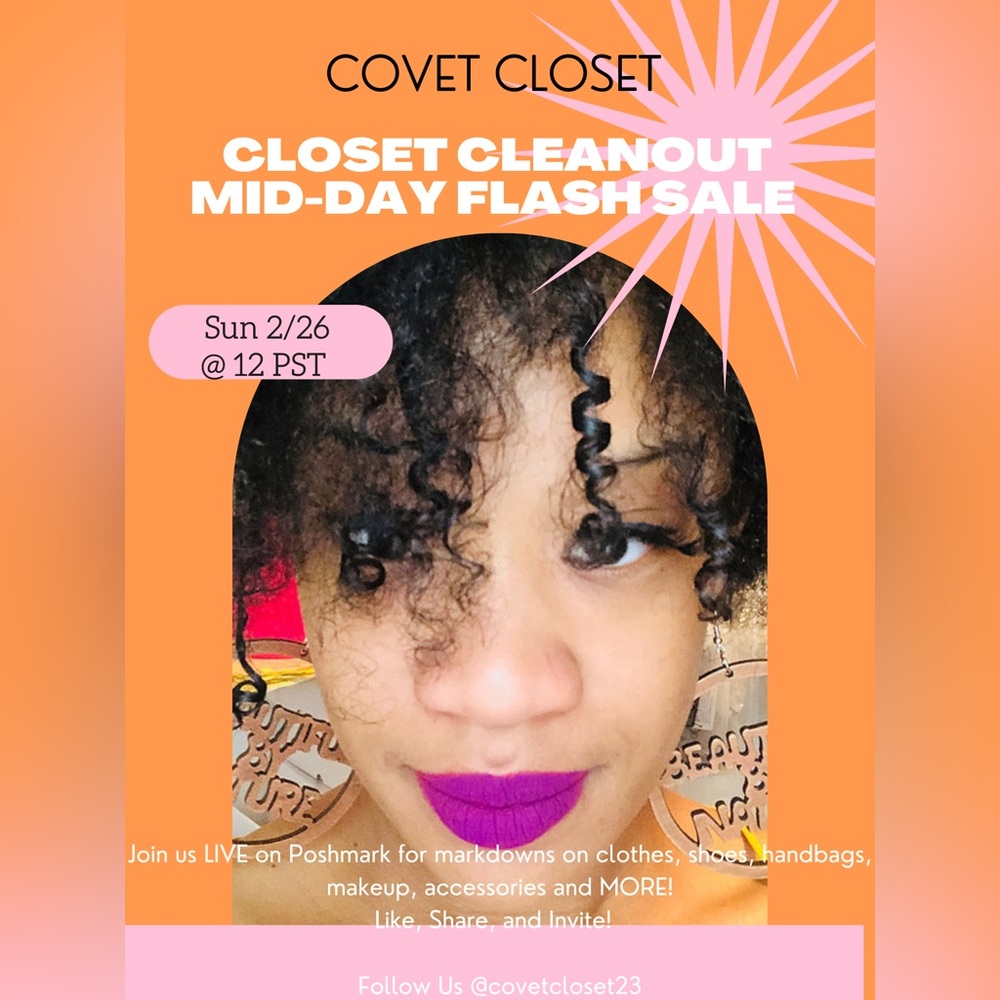 Closet Cleanout Mid-Day Flash Sale 2/26 at 12 PST